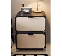 Modern Side TableSmall Nightstand with 2 Drawers ReadytoUse End Table for Living Room Bedroom OfficeStylish & Functional Furniture Piece