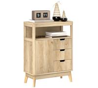 Modern Sideboard 3 Drawer Storage Cabinet Living Room Cupboard Wooden Buffet