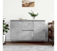 Vidaxl Sideboard Concrete Grey 104X35X70 Cm Engineered Wood