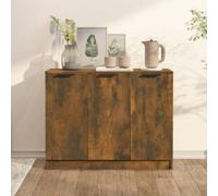 (smoked oak) vidaXL Sideboard Cupboard Home Storage Highboard Side Cabinet Engineered Wood