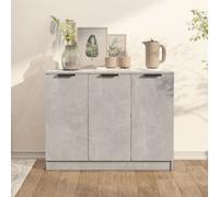 (concrete grey) vidaXL Sideboard Engineered Wood Cupboard Home Storage Cabinet Multi Colours