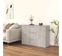 (concrete grey) vidaXL Sideboard Storage Cabinet Cupboard Highboard Cabinet Engineered Wood