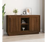 vidaXL Sideboard Brown Oak 102x35x60 cm Engineered Wood UK
