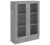 Modern Sideboard Cabinet with Glass Door Vitrine Display Wooden Storage Cupboard