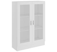 Modern Sideboard Cabinet with Glass Door Vitrine Display Wooden Storage Cupboard