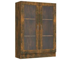 Modern Sideboard Cabinet with Glass Door Vitrine Display Wooden Storage Cupboard