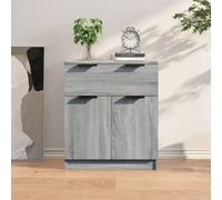 vidaXL Sideboard Grey Sonoma 60x30x70 cm Engineered Wood