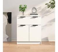 vidaXL Sideboard White 60x30x70 cm Engineered Wood