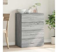 Modern Sideboard Kitchen Storage Cabinet with 4 Drawers Home Storage Unit