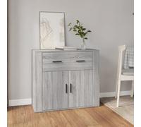 Modern Sideboard Side Cabinet Storage Cupboard Home Organiser Engineered Wood UK