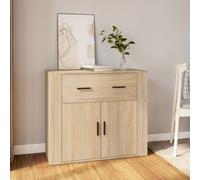 Modern Sideboard Side Cabinet Storage Cupboard Home Organiser Engineered Wood UK
