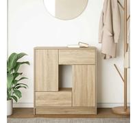 vidaXL Sideboard with Drawers and Doors Sonoma Oak 70.5x34x74.5 cm