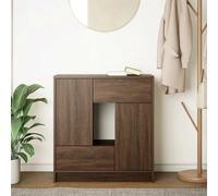 Modern Sideboard Storage Cabinet Kitchen Cupboard Highboard Engineered Wood Unit