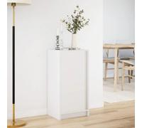 Modern Sideboard Storage Cabinet with LED Lights Display Buffet Cupboard Vidaxl