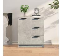 vidaXL Sideboard Concrete Grey Engineered Wood, Grey