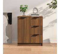 vidaXL Sideboard Brown Oak Engineered Wood, Brown
