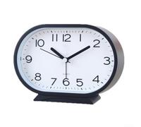 Modern Silent Sweep Alarm Clock with Large Display for Bedroom Desk | Quiet Quartz Movement, Large Easy-read for dial, Modern Minimalist Design, AA for battery Powered,For Students Bedroom Office
