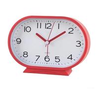 Modern Silent Sweep Alarm Clock with Large Display for Bedroom Desk | Quiet Quartz Movement, Large Easy-read for dial, Modern Minimalist Design, AA for battery Powered,For Students Bedroom Office