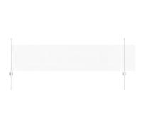 Modern Silver Garden Fence Set 2500x50cm with 88 Posts & Accessories - Stylish Design for Gardens, Balconies & Terraces - Easy Installation, Durable & Weather-Resistant