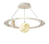 Modern Simple Corridor Foyer Living Room Pendant Light Bedroom Study Office Hanging Lamp Creative Fashion Astronaut Planet Metal Resin Amusement Park School Lighting Fixture