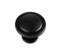 Modern Simple Furniture Hardware Handle Spray Black Single Hole Solid Drawer Cabinet Door Handle Cabinet(Black)