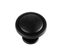 Modern Simple Furniture Hardware Handle Spray Black Single Hole Solid Drawer Cabinet Door Handle Cabinet(Black)
