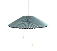 Modern Simple Pleated Lampshade,Creative Transformation Umbrella Chandelier,Dining Room Bedroom Study Bar,LED Nordic Variable Shape Chandelier,Retro Stretchable Chandelier-Blue Warm Light 38 Made