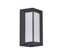 Modern Simple Rectangle 12W Led Black Wall Lights Ip23 Waterproof Simple Indoor Outdoor Wall Sconces Exterior Wall Lamp for Porch Patio Bedside Decoration Lighting,Warm Light 3000K/Neutral Light 4000K