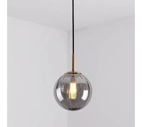 Modern Simple Single-Head Pendant Lamp, Creative Fish-line Chaner, Glass Lampshade Design Pendant Light for Corridor, Living Room, Bedroom, Corridor Surprise Gift