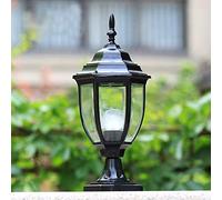 Modern Simplicity Column Light Classic Die-Casting Aluminium Glass Outdoor Waterproof IP54 Pillar Lamps Exterior Courtyard Porch Gate Landscape Post Lantern Fixture E27