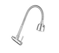 Modern Single Cold Kitchen Tap Wall Installation Kitchen Faucet Contemporary Wall Mounted Single Cold Faucet Mounted
