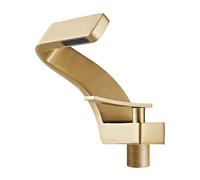 Modern Single Hole Bathroom Faucet Hot & Cold Water Mixer Stylish Chrome Finish Easy Installation Perfect for Contemporary Bathrooms Durable and HighQuality Design