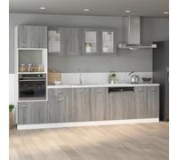 vidaXL Sink Bottom Cabinet Lyon Grey Sonoma 80x46x81.5 cm Engineered Wood