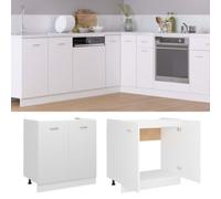 Vidaxl Sink Bottom Cabinet Lyon White 80X46X81.5 Cm Engineered Wood