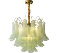 Modern six-Light chaner, Stained Glass chaner, d chaner Suitable for Dining Room, Living Room, Bedroom, Kitchen Island and Foyer, 23.62 inches Wide