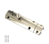 Modern Slide Door Bolts in Chrome or Brushed Nickel 100mm Brushed Nickel