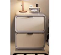 Modern Small Side Table Nightstand with 2 Drawers ReadytoUse End Table for Living Room Bedroom OfficeStylish & Functional Furniture Piece