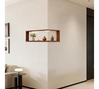 Modern Smart Corner Shelves - Versatile Storage Rack for Living Room Bedroom & Study - Decorative Display Stand for Figurines & Collectibles - Space-Saving Design