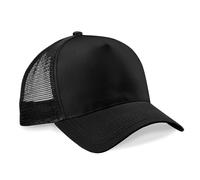 Modern Snapback Trucker Hat 6-Panels Semi-Curved Peak Mesh Back Baseball Cap
