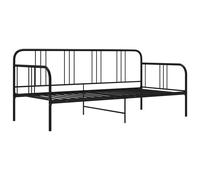 Modern Sofa Bed Frame Metal Bedroom Day Sleepover Bed Base Sofa vidaXL