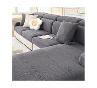 Modern Sofa Cover Universal Non-Slip Stretchable Couch Slipcover Thick Fabric for All Sofas (Dark Gray Backrest Size S) - Home Decor Upgrade