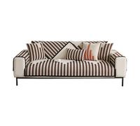 Modern Sofa Cushion Cover 110 x 80 cm Dust-Proof All-Season Furniture Protector Customizable Ideal for Living Room Decor Brown Color