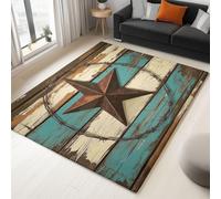 Modern Soft Area Rug 120x180 cm Short Pile Washable NonSlip Wood Grain Design Bedroom Decor Stylish Carpet for Living Room and Home Decoration.