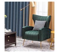 Modern Soft Single Sofa Chair for Living Room, Light Luxury Design with Backrest, Nordic Style Armchair for Balcony Leisure
