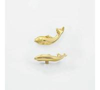 Modern Solid Brass Creative Wardrobe Door Handles, French Light Luxury Copper Personalized Cabinet Drawer Handles-23Right