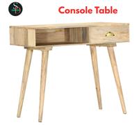 Modern Solid Mango Wood Console Table Indoor Entryway Hallway Desk vidaXL