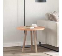 Modern Solid Oak Round Dining Table - Brown h, Sk Design for Indoor & Outdoor Use, Easy-to-Clean, Structure, Perfect for Ele Dining Spaces