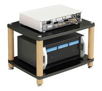 Modern Solid Wood Audio Cabinet for Amplifiers & Audio Equipment - Multi-Layer Storage Eco-Friendly Stylish Luxury Design for Home Theater & Music Lovers