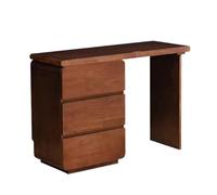 Modern Solid Wood Dressing Table with Multiple Lockers, Movable Corner Vanity, Simple Makeup Dresser for Home, Stylish and Functional Storage Solution