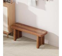 Modern Solid Wood Entryway Bench - Stylish 2-Seater Kitchen Table Stool for Dining Rooms, Living Areas & Hallways - Compact (60x20x25cm)